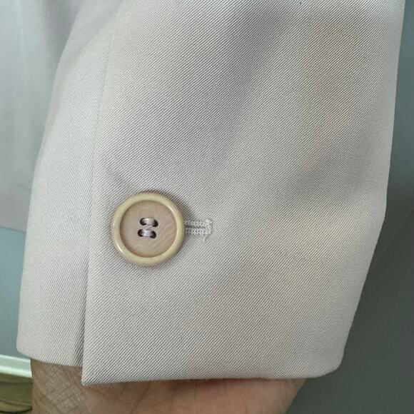 ESCADA Wool Jacket Lavender Buckle Belted Safari Classic Mature Women's 44 L - Picture 15 of 16